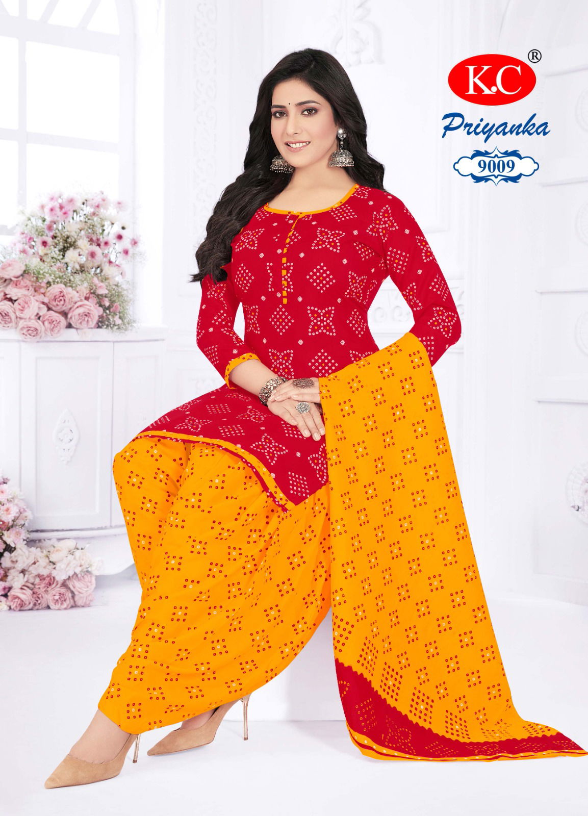 Priyanka Vol 9 By Kc Cotton Printed Readymade Dress Wholesale Shop In Surat
